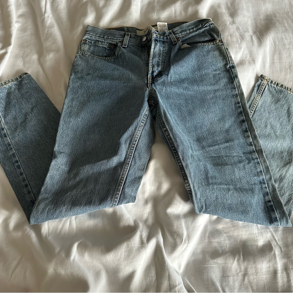 Light Wash Slim Fit Jeans